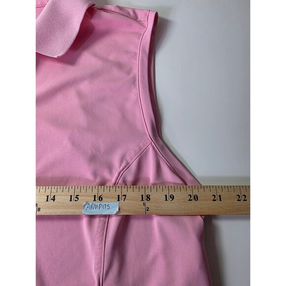ADIDAS Pink Active Outdoor Sleeveless Golf Tennis Pickleball Top SZ 2XL - Picture 4 of 7